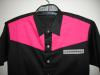 THE CLASH PANEL FRONT SHIRT/BLACK&PINK/M-SIZE