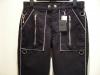 THE CLASH PIPED ZIP JEANS W/SIZE-30INCH