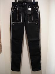 THE CLASH PIPED ZIP JEANS W/SIZE-30INCH - ɥĤ