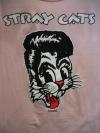 STRAY CATS LADIES T-SHIRT/L-SIZE
