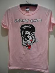 STRAY CATS LADIES T-SHIRT/L-SIZE - ɥĤ