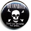 THE EXPLOITED BUTTON BADGE