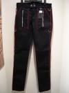 THE CLASH PIPED ZIP JEANS R/SIZE-32INCH