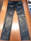 666 FAUX STRETCH LEATHER JEANS/32"